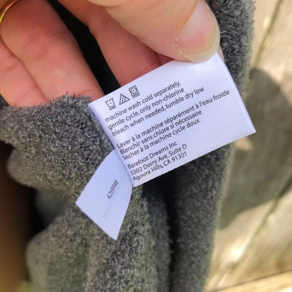 Barefoot Dreams Calypso Open Cardigan Solid L/Xl - image 5